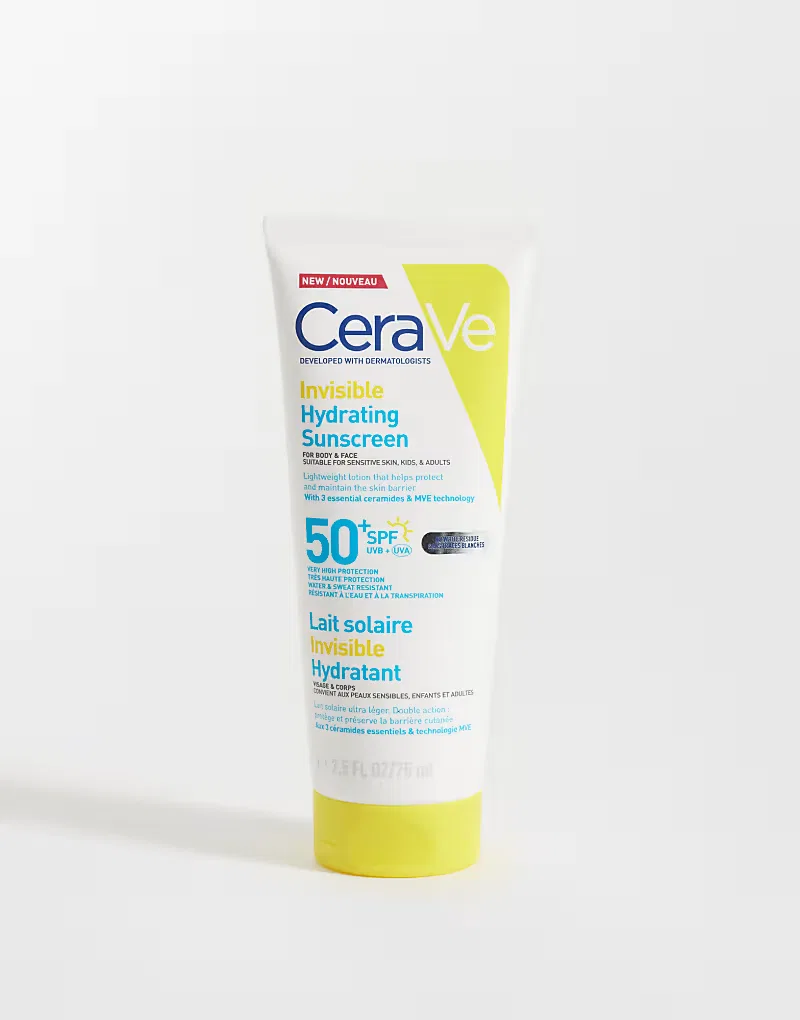 Увлажняющий солнцезащитный крем CeraVe Invisible SPF 50+,75 мл