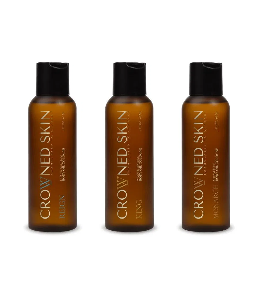 Набор масел для тела «Король, Царствование и Монарх» Crowned Skin