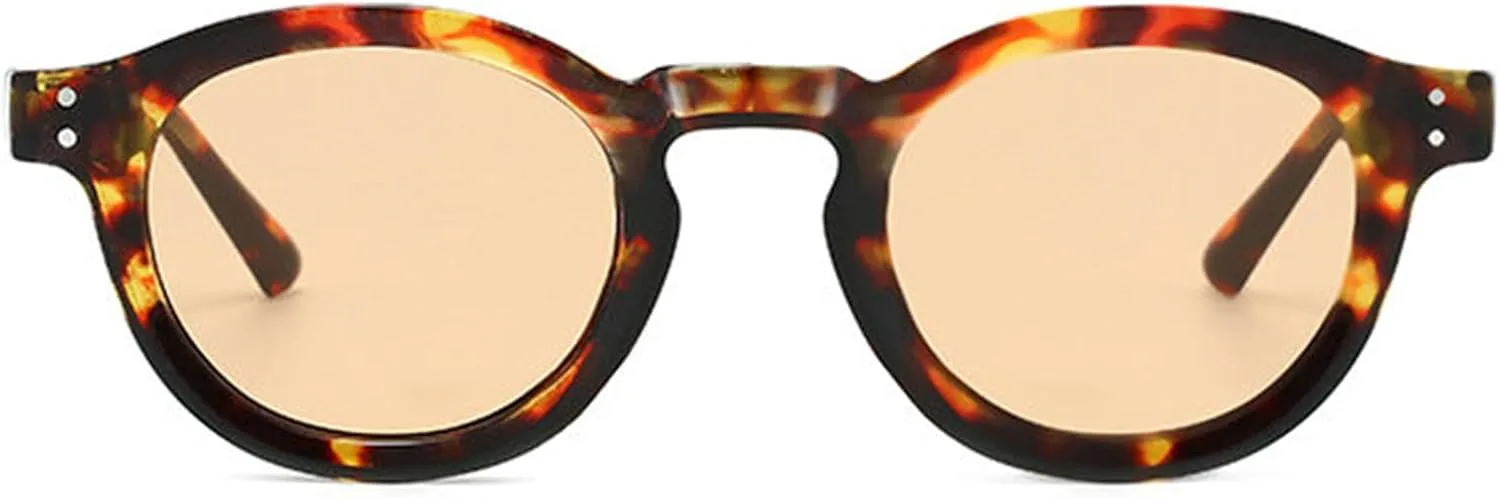 

Солнцезащитные очки Willochra в стиле ретро, ​​круглые, женские и мужские, модные, цвета шампанского, с защитой от УФ-излучения UV400, мужские, в стиле панк, C5