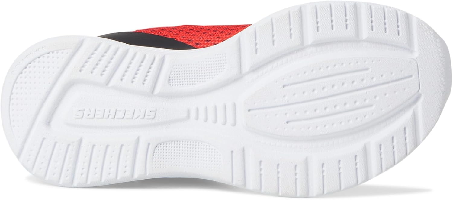 Кроссовки Skechers для мальчиков Microspec Max Advance-Squad-p, черный/красный — фото 3