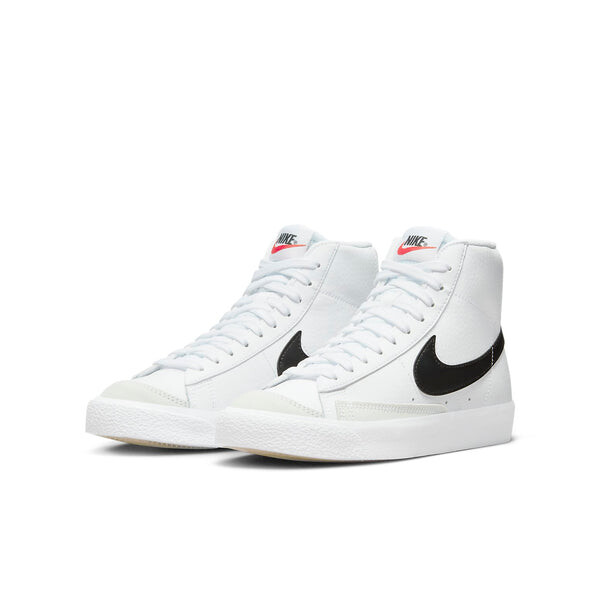 Кроссовки blazer mid '77 'white black' Nike, белый — фото 3