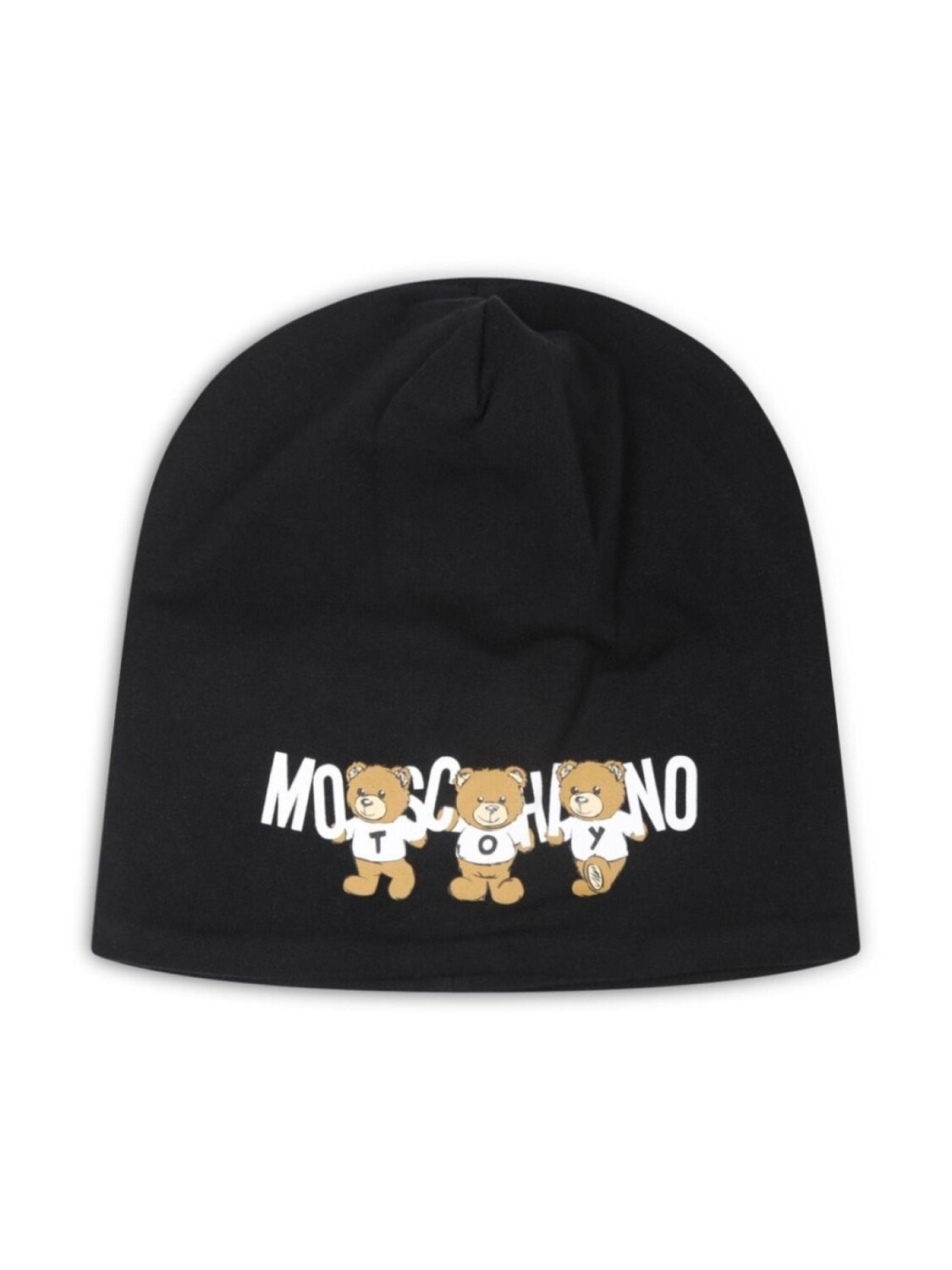 

Moschino Kids шапочка с мотивом плюшевого мишки, черный