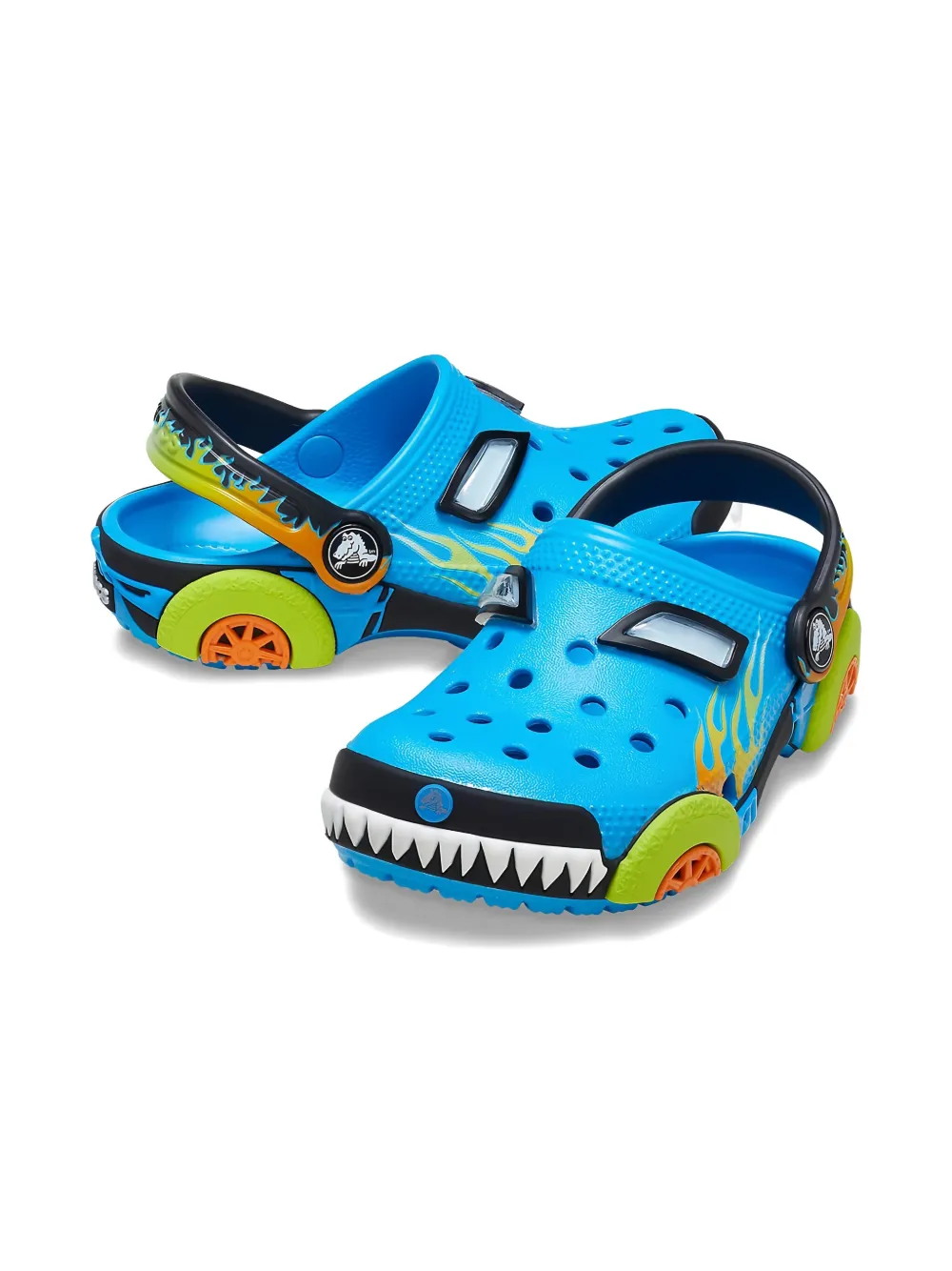 Сандалии IAM Monster Truck Blue Crocs Kids, синий — фото 2