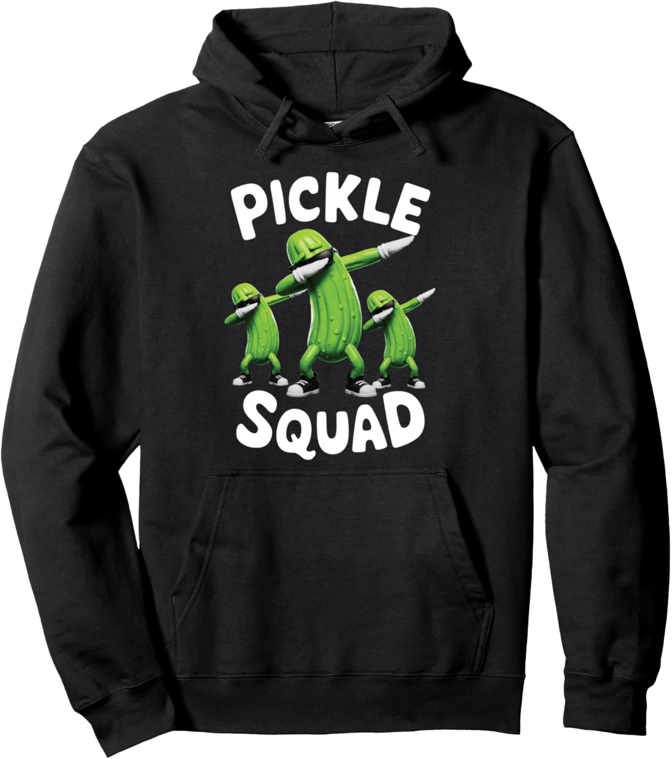 

Pickle Squad, танцующий даббинг, Big Dill Gang, любитель закусок, забавная веганская толстовка Pickle Lover Apparel, черный