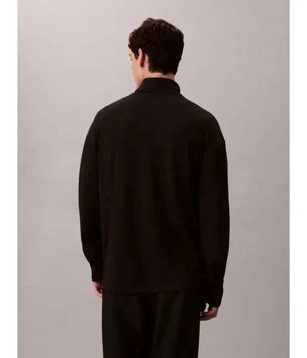 Водолазка relaxed fit Calvin Klein, черный — фото 3
