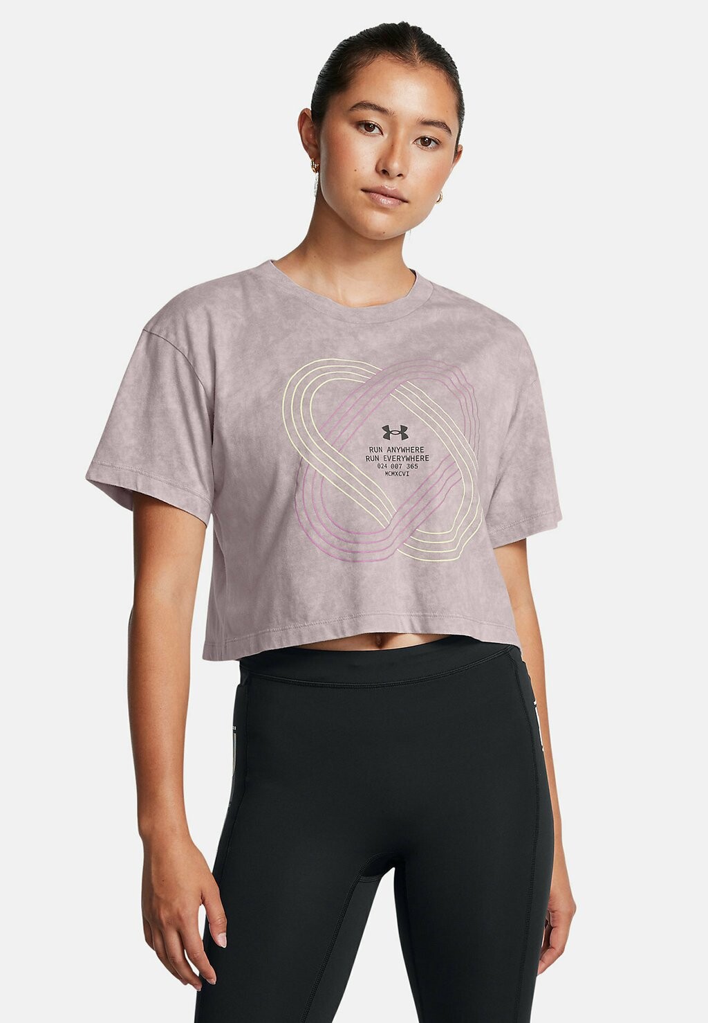 

Принт на футболке SHORT-SLEEVES Under Armour, серый