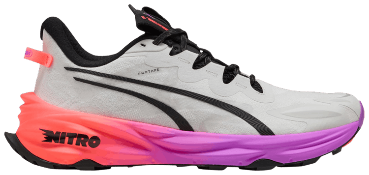 

Кроссовки Puma Fast-Trac Nitro 3 'Seasons - Feather Grey Glowing Red Magenta', серый