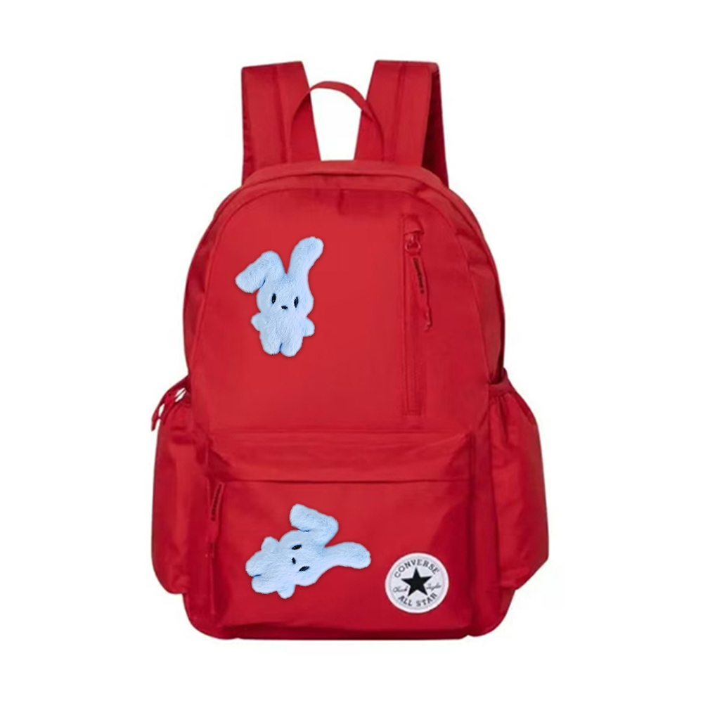 

Converse Полиэстеровый рюкзак средний размер унисекс красный, 2 Pack White Bunny