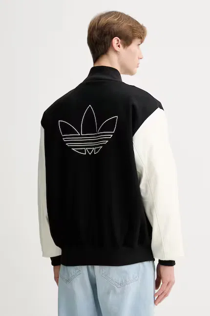 Куртка бомбер Varsity Adidas Originals, черный — фото 3