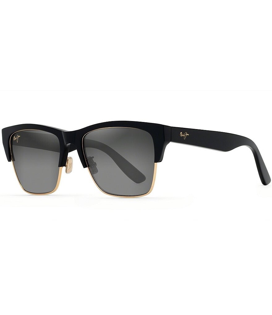 

Солнцезащитные очки Maui Jim Perico PolarizedPlus2 квадратные 56 мм, черный