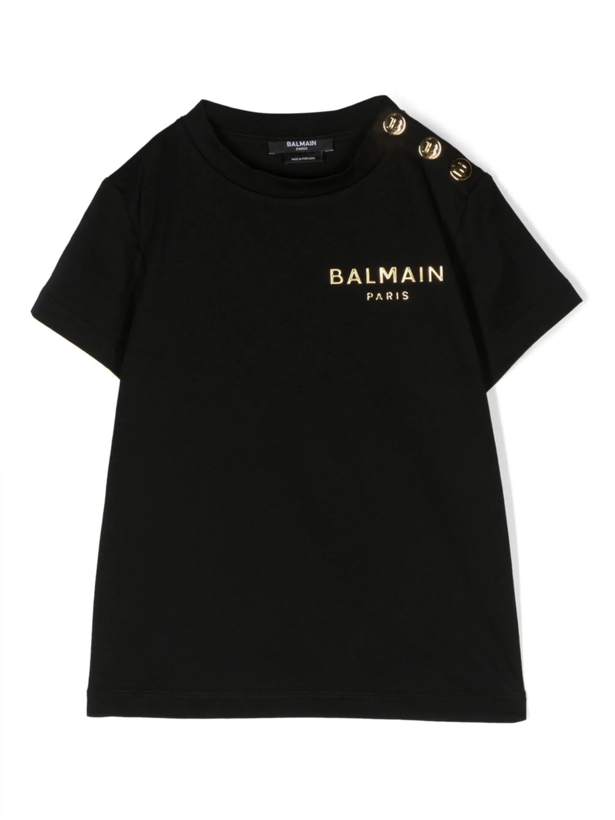 

Футболка с логотипом Balmain Kids, черный