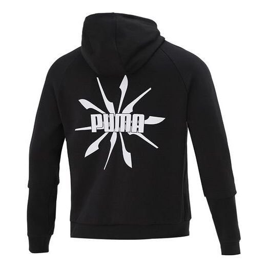 

Толстовка logo pattern printing loose couple style black Puma, черный