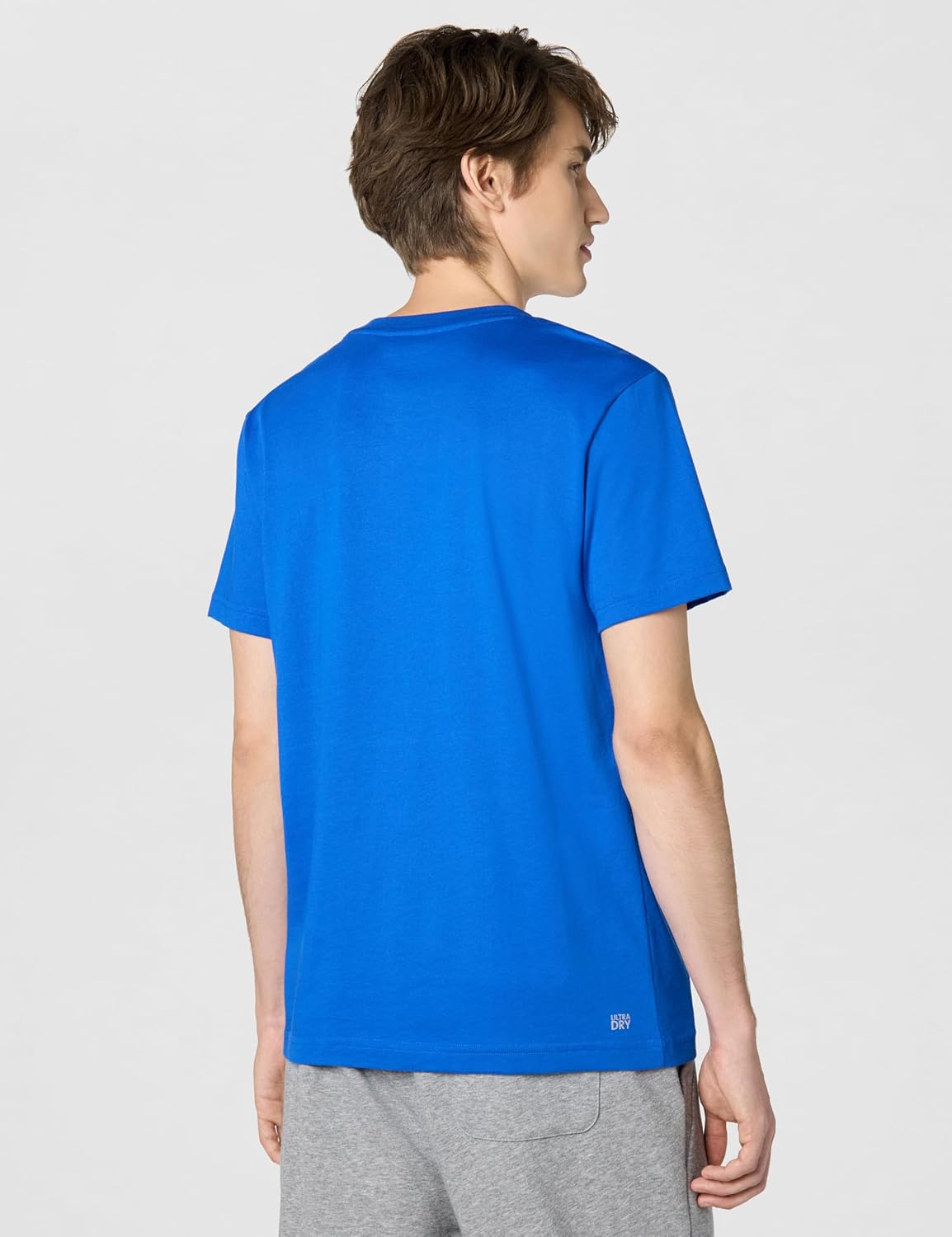 Футболка Lacoste Ultra Dry, мужская спортивная, белая — фото 3