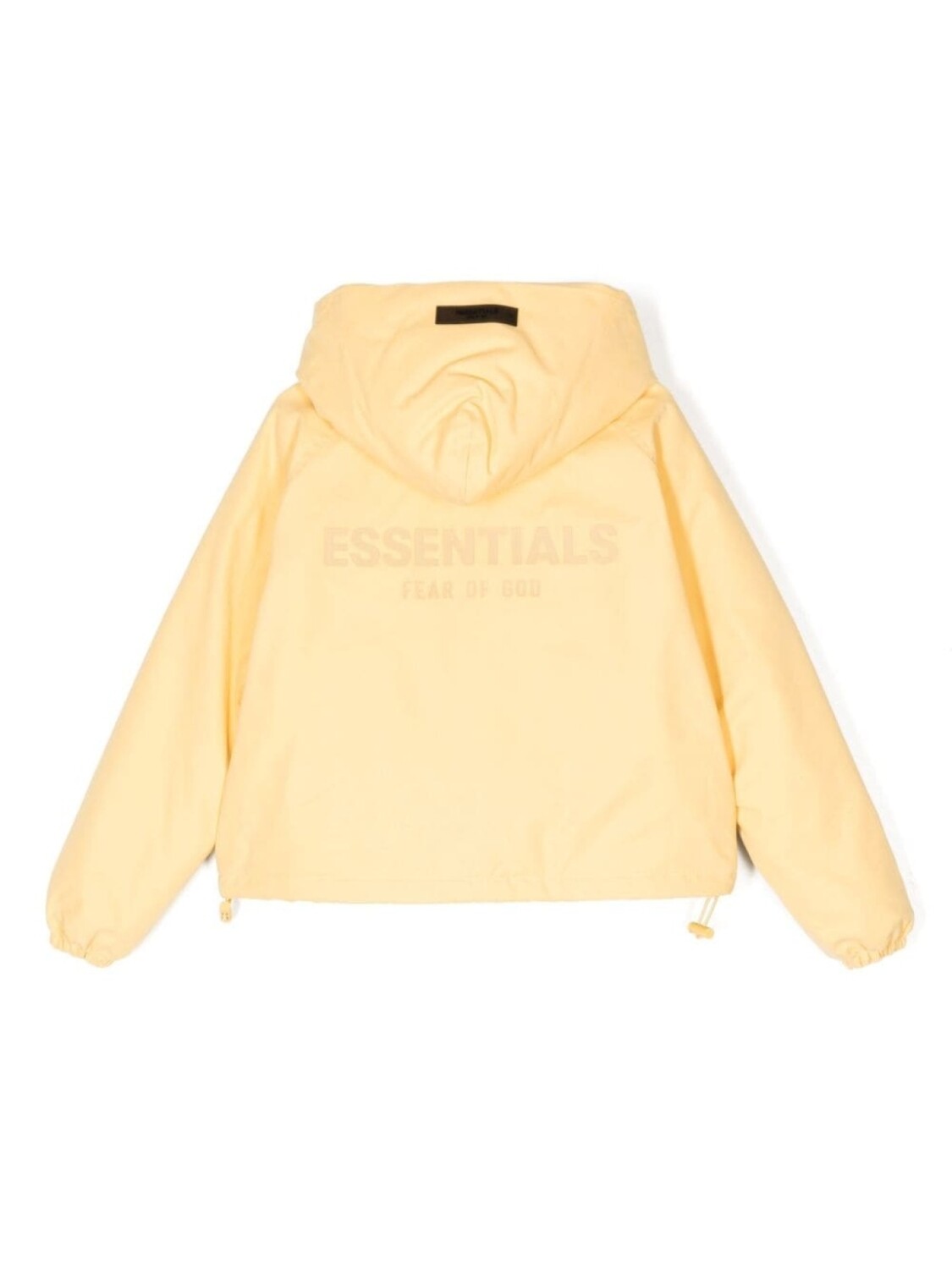 Куртка FEAR OF GOD ESSENTIALS KIDS Fullzip с логотипом, желтый — фото 2
