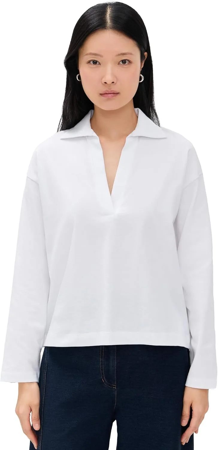 

Vince Женская Полярка с Длинным Рукавом