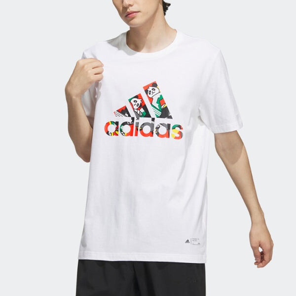 Футболка china bos Adidas, белый — фото 2