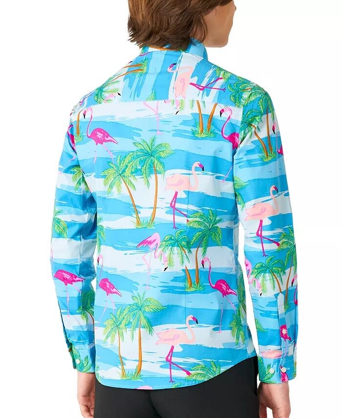 Рубашка с тропическим фламинго Big Boys Flamingguy Opposuits — фото 2
