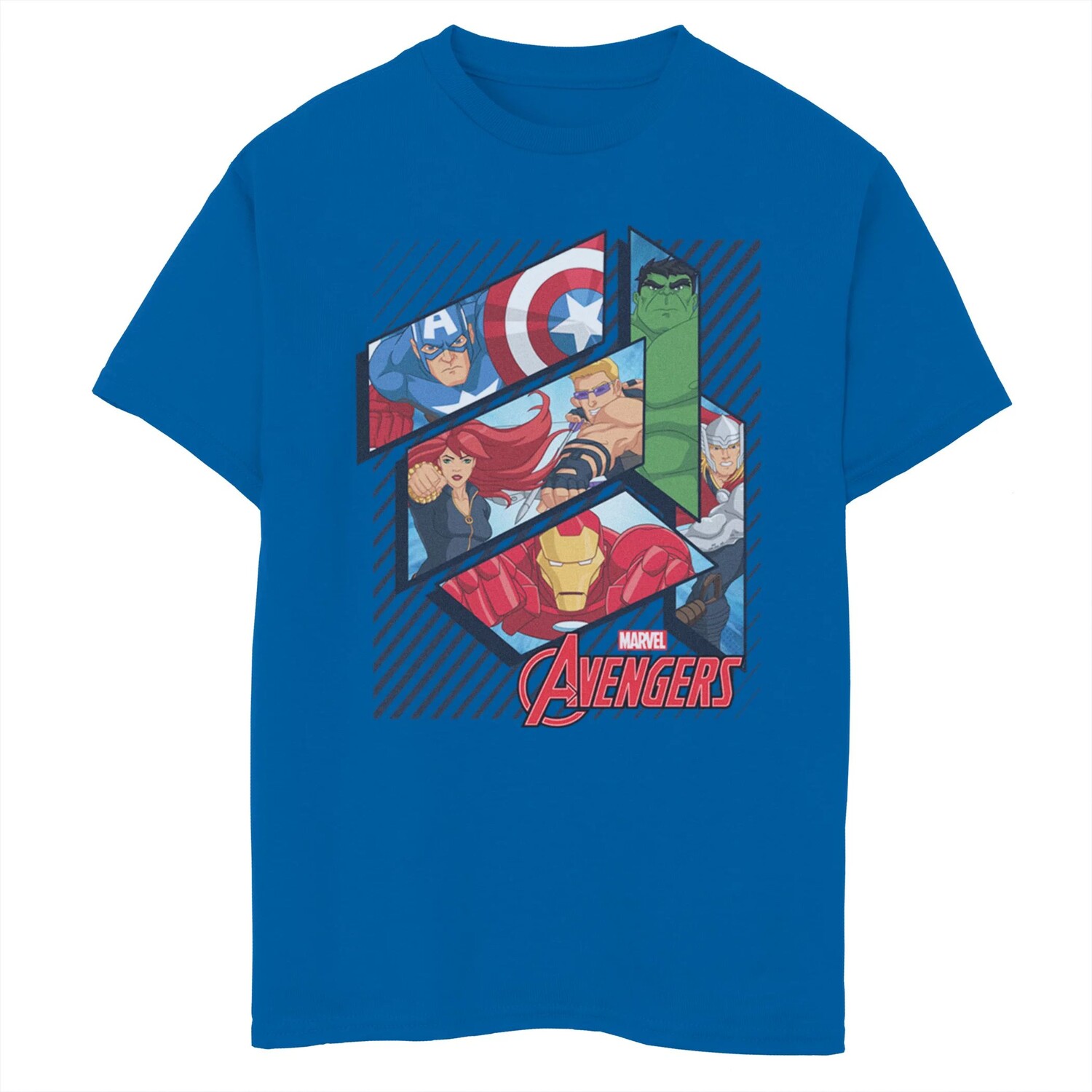 

Футболка с графическими панелями Marvel Avengers для мальчиков 8–20 лет Licensed Character