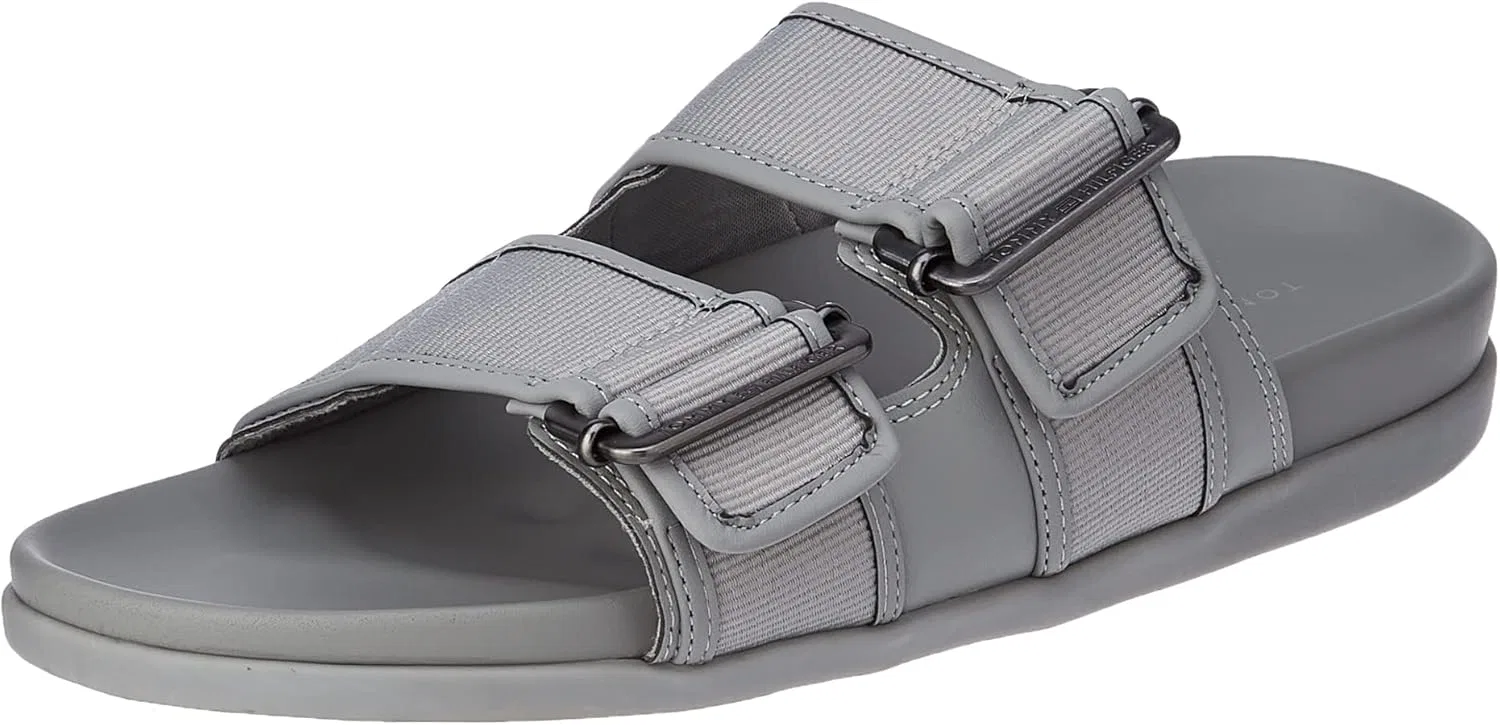 Мужские сандалии Tommy Hilfiger Hilfiger Mix Buckles Fm0fm04610, Grey Antique Silver