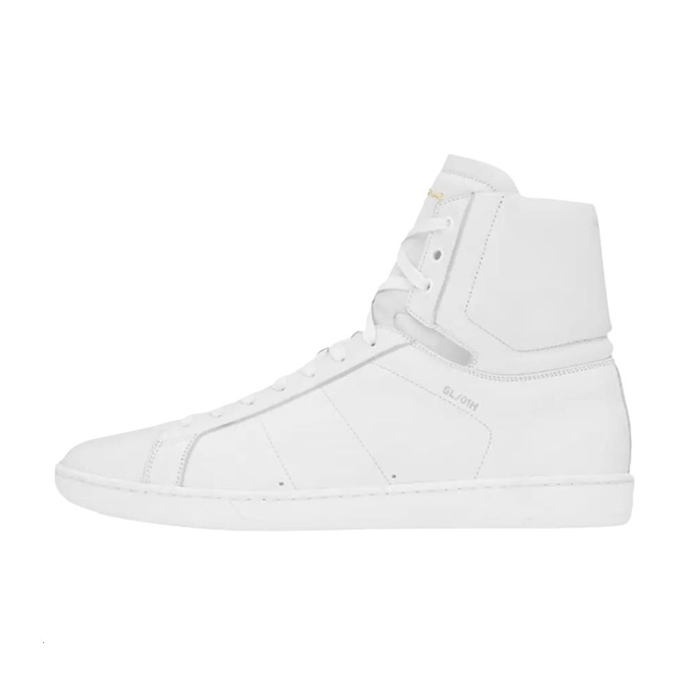 

Кроссовки скейтерские мужские high top Court Classic SL/01H SAINT LAURENT, белый