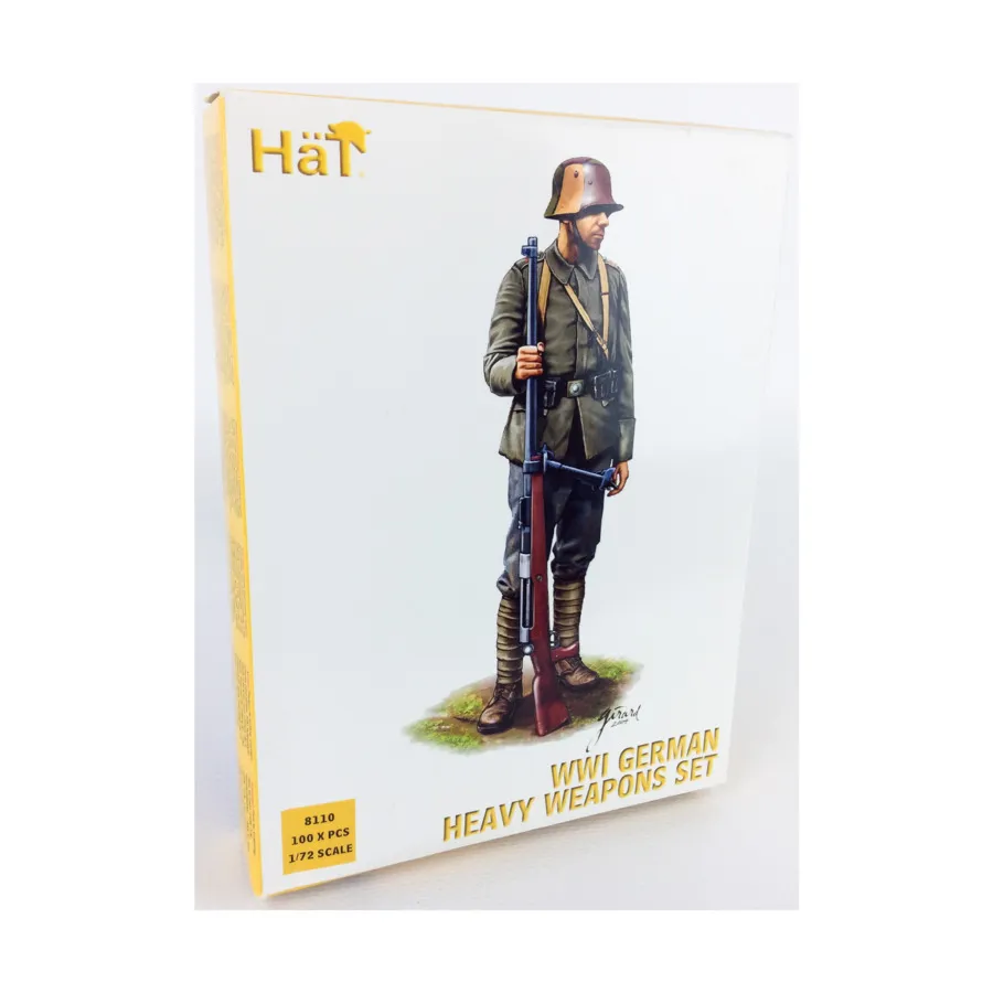 

Немецкое тяжелое вооружение времен Первой мировой войны, Historical Plastic Military Figures - WWI (1:72) (Hat Industries)