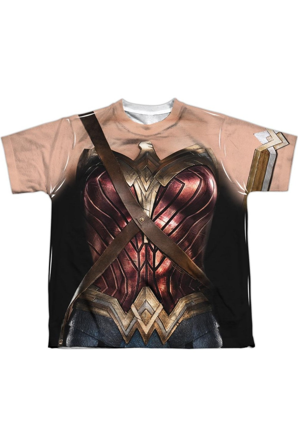 

Футболка с коротким рукавом для детей "Чудо-женщина" из фильма "Лига справедливости" Gildan, белый