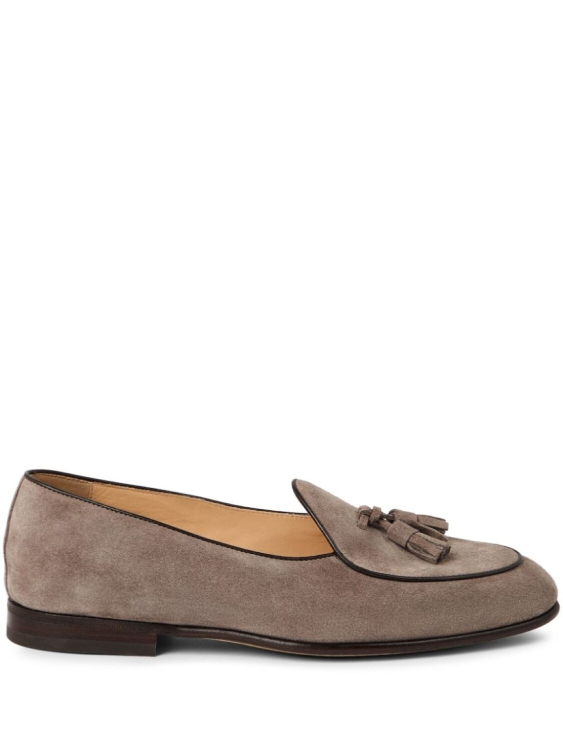 

Brunello Cucinelli замшевые лоферы, серый