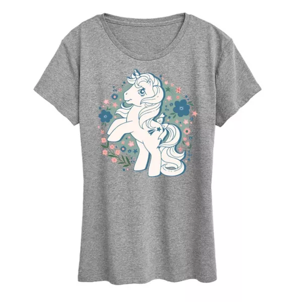 

Футболка с цветочным принтом Plus My Little Pony, серый