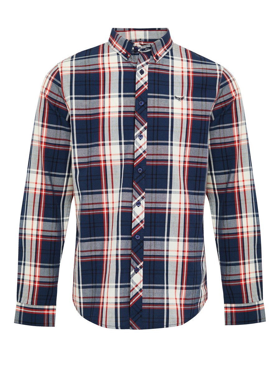 

Рубашка Slim Fit на пуговицах Threadbare Luca, ночной синий