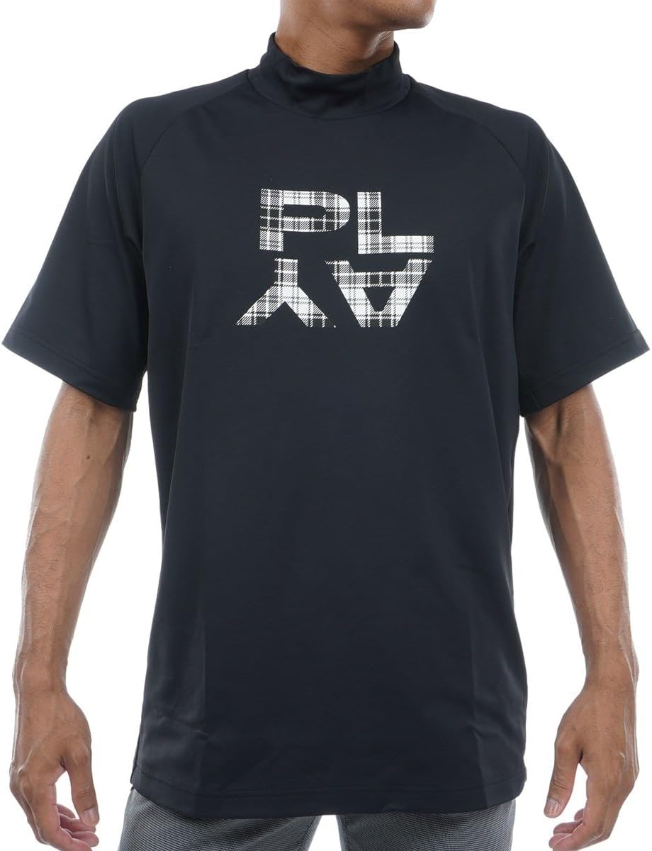 

Мужская рубашка для гольфа Jun & Rope, влагоотводящая, быстросохнущая, на подкладке из гладкого флиса Bear Smooth, с логотипом PLAY, пуловер с коротким рукавом Jun&Rope', черный