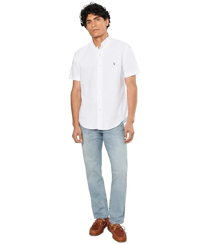 Рубашка оксфорд классическая Polo Ralph Lauren, White — фото 2