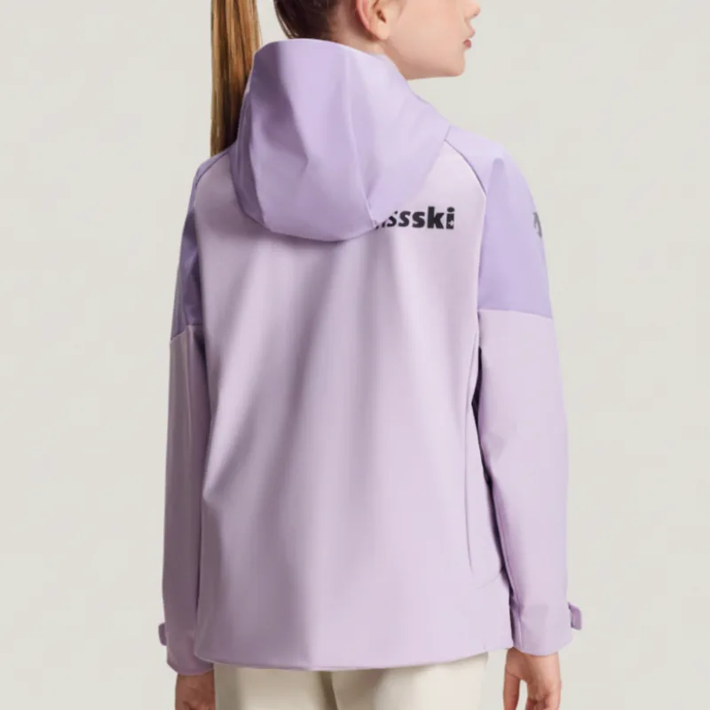 Детская куртка с капюшоном DESCENTE, Light Purple Violet — фото 4