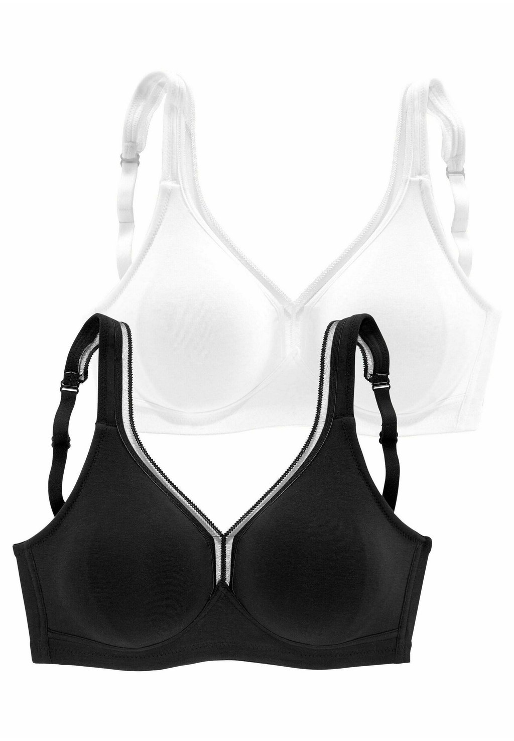 

Бюстгальтер 2 PACK LASCANA, черный