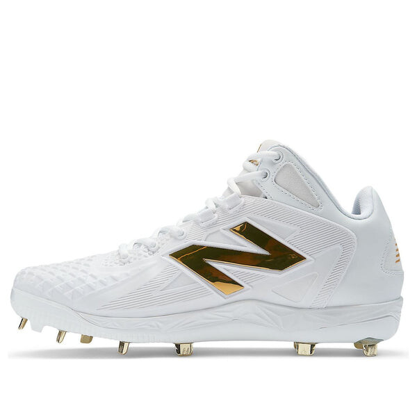 

Кроссовки ohtani 1 cleats 'white metallic gold' New Balance, белый