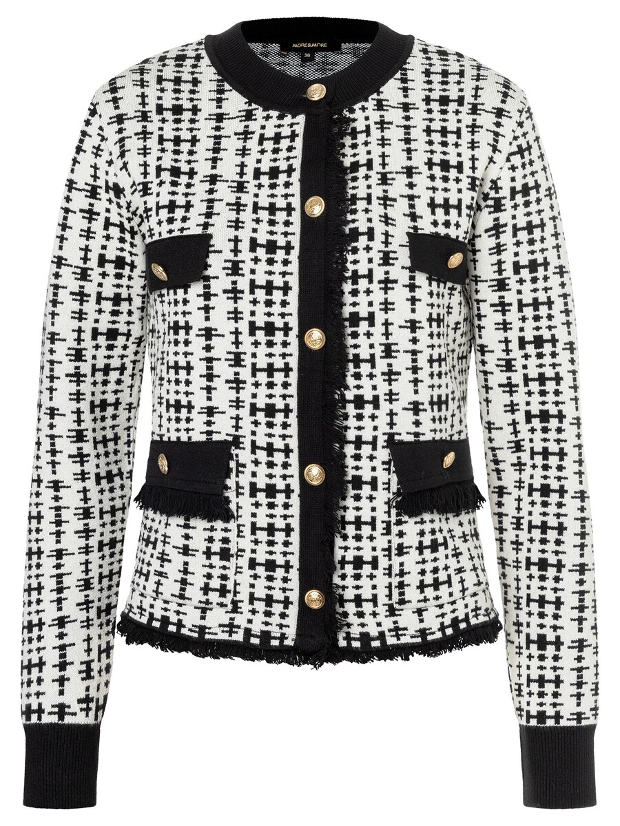 

Вязаный кардиган MORE & MORE, белый