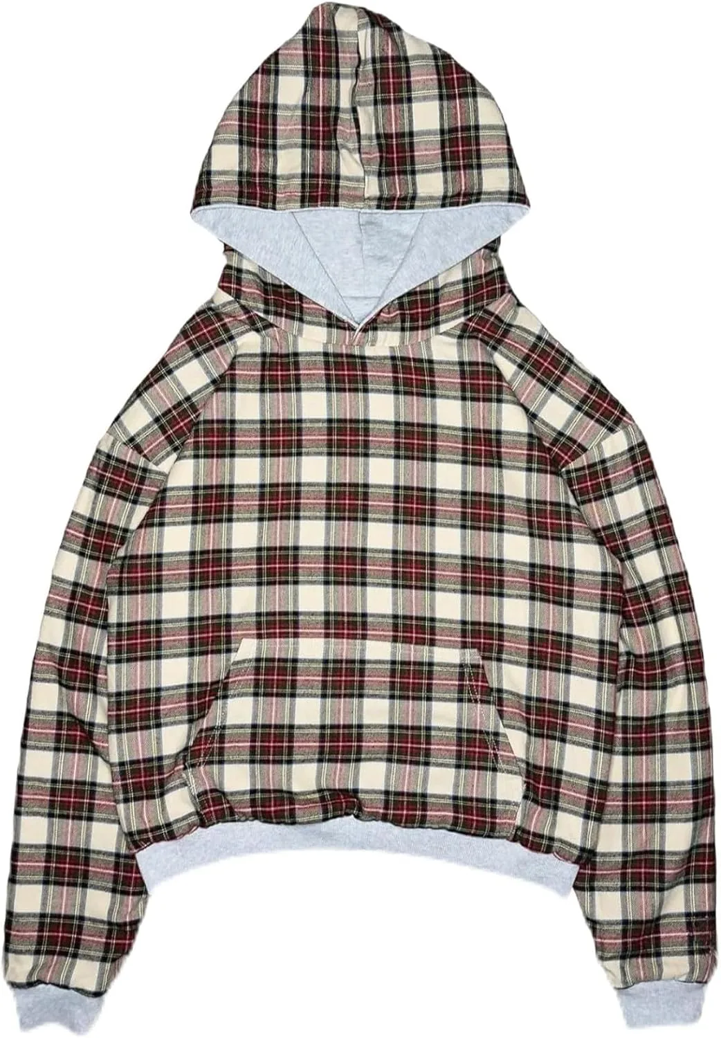 

CUTEGAL худи в клетку с камуфляжным принтом