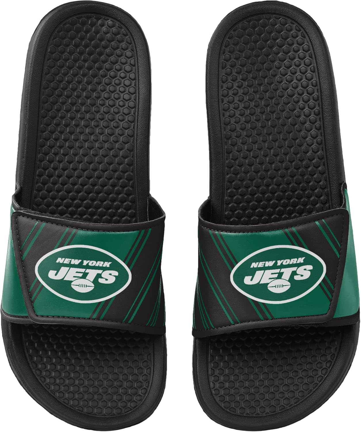 Сандалии слайдеры FOCO с логотипом команды NFL для мужчин, 13-14 Legacy New York Jets — фото 2