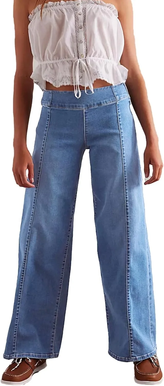 

Женские джинсы Kedera с высокой талией и расклешенным силуэтом