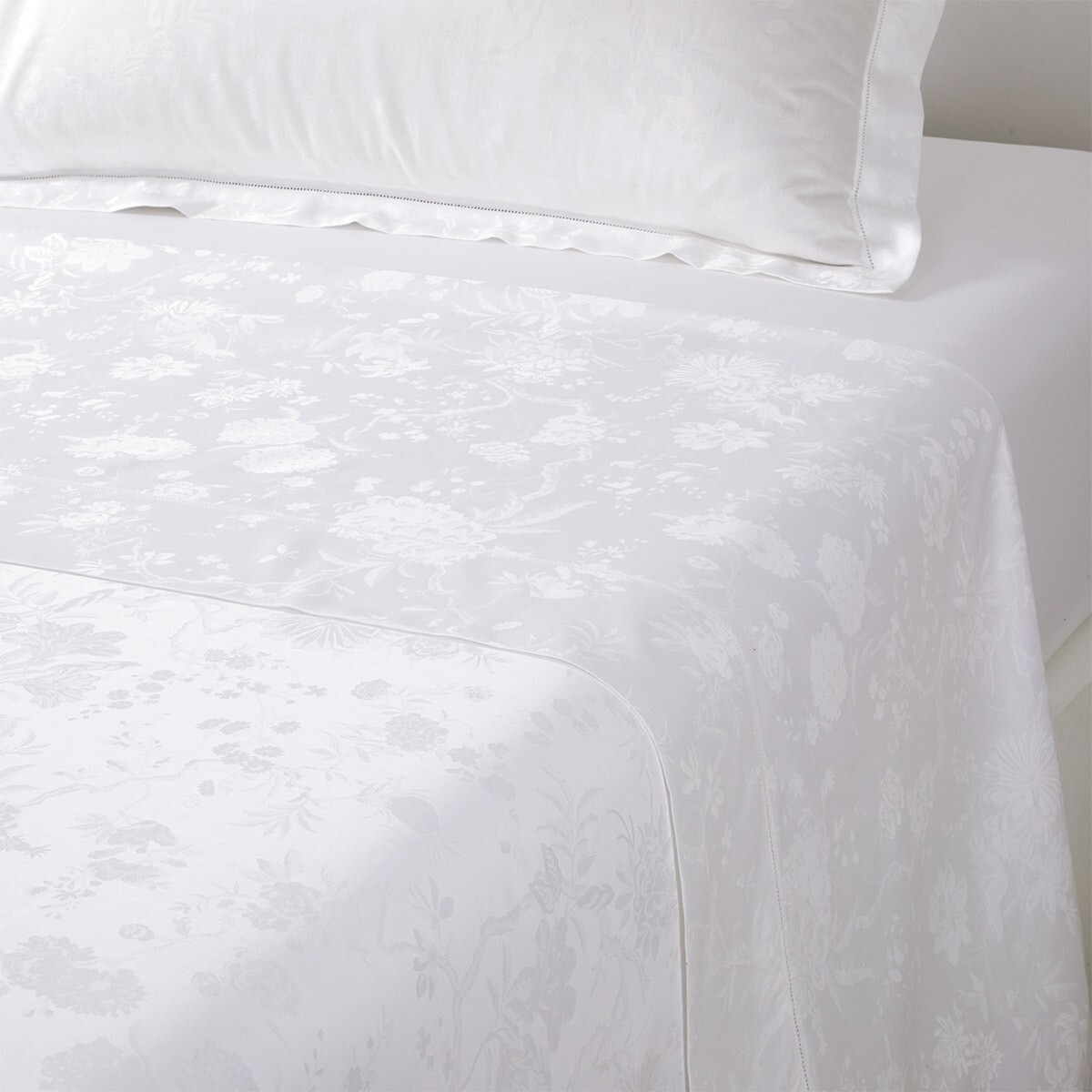 

Простыня Bethany из хлопкового сатина Ralph Lauren Home, белый