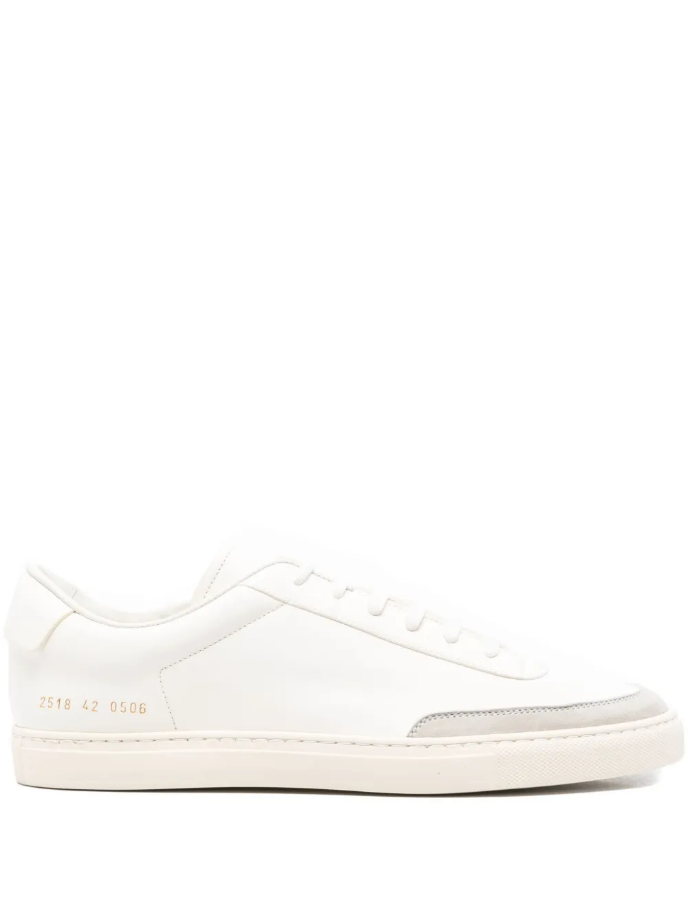 

Низкие кеды с кожаными вставками Common Projects, белый