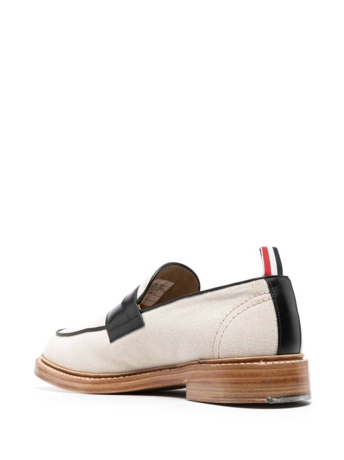 Thom Browne пенни-лоферы в стиле колор-блок, коричневый — фото 3