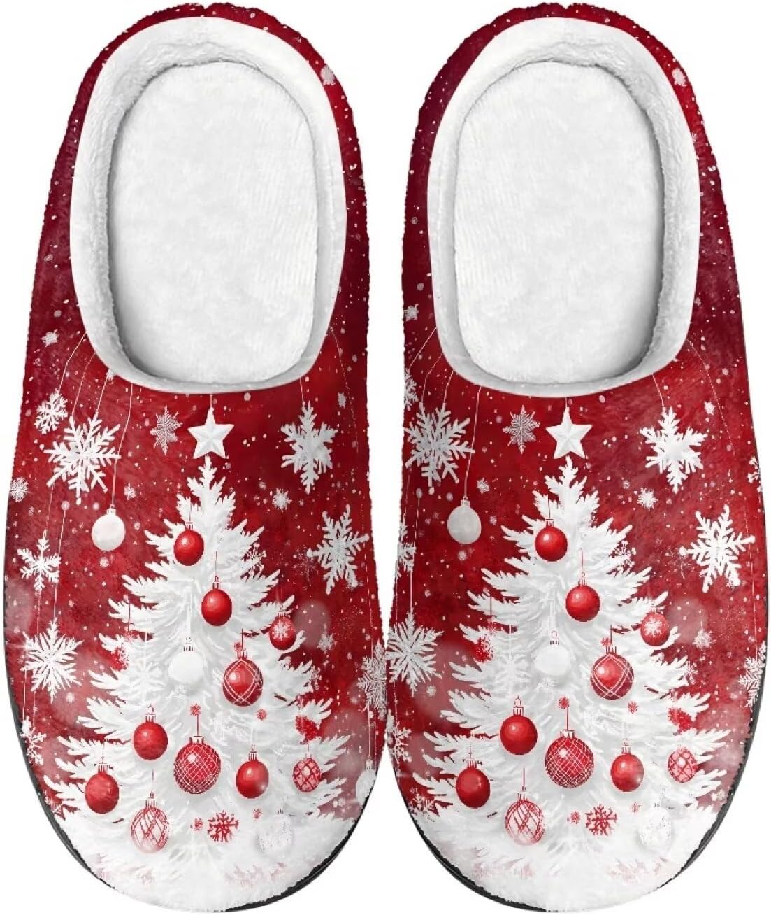 

Тапочки для женщин и мужчин, рождественские домашние тапочки, тапочки для дома, рождественские тапочки для всей семьи Srengjodk, Christmas Tree Print