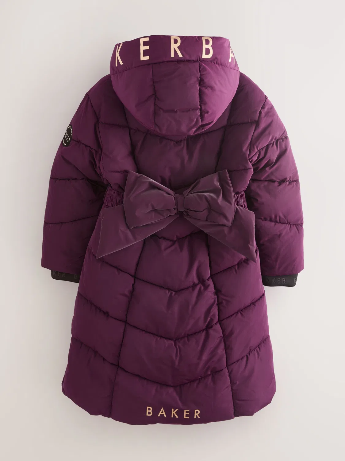 Пальто Baker by Ted Baker бордового цвета — фото 3