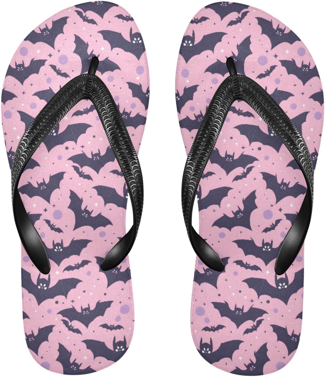 

Шлепанцы MNSRUU для женщин и мужчин, с мультяшным кроликом, женские шлепанцы, мужские сандалии, тапочки для душа, летние нескользящие шлепанцы для плавания, пляжа и ванной комнаты, размер XS, Bats A8635