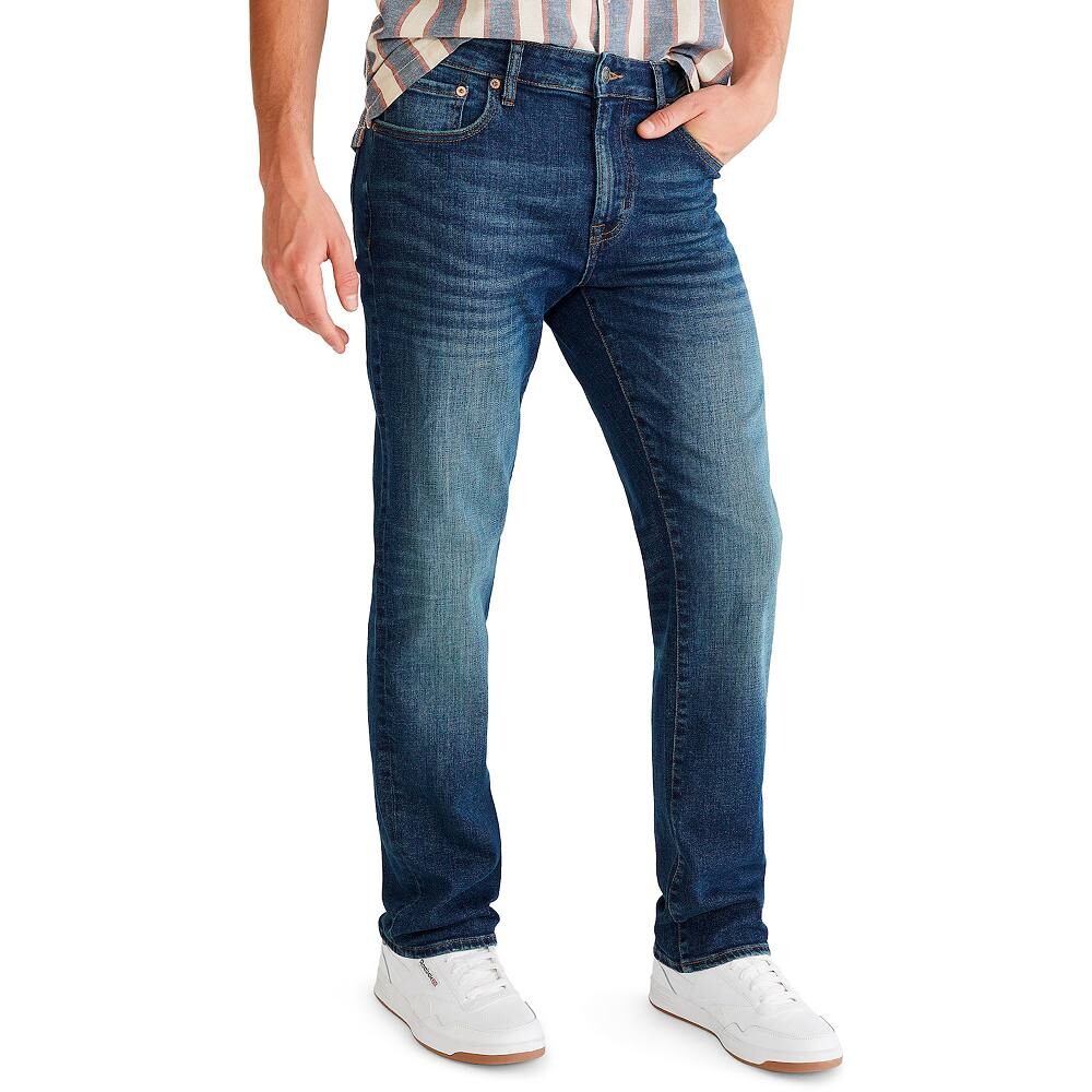 

Мужские джинсы прямого кроя Aeropostale, цвет Dark Wash