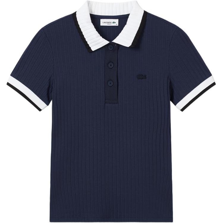 

LACOSTE SS25 Polo Shirt Women's Navy Blue
