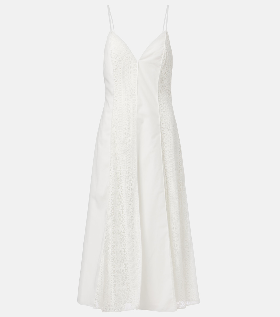 

Миди-платье Mina из кружева Simkhai, белый