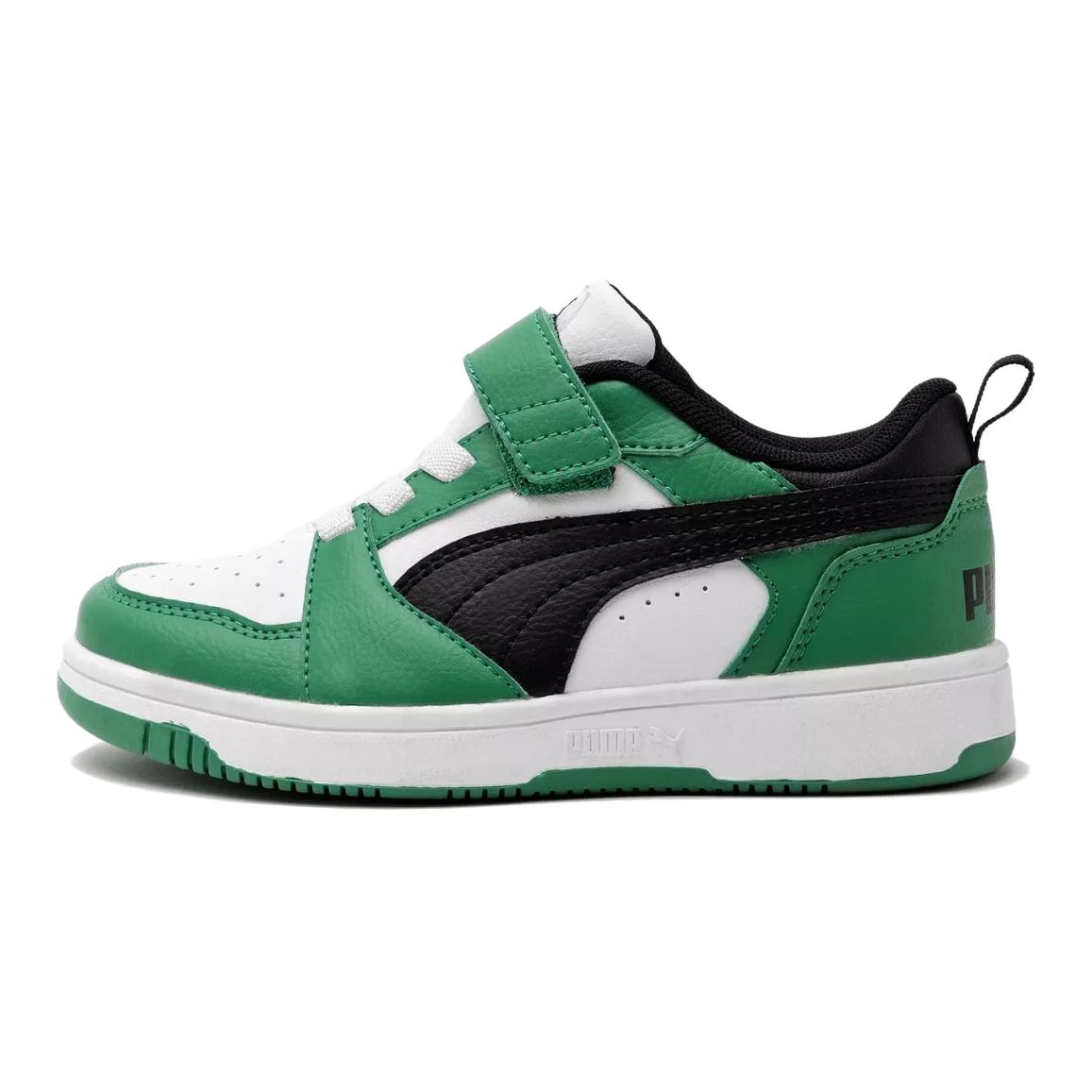 

PUMA Детские кроссовки для скейтбординга Rebound V6 Anti-Kick Low-Top, зеленые