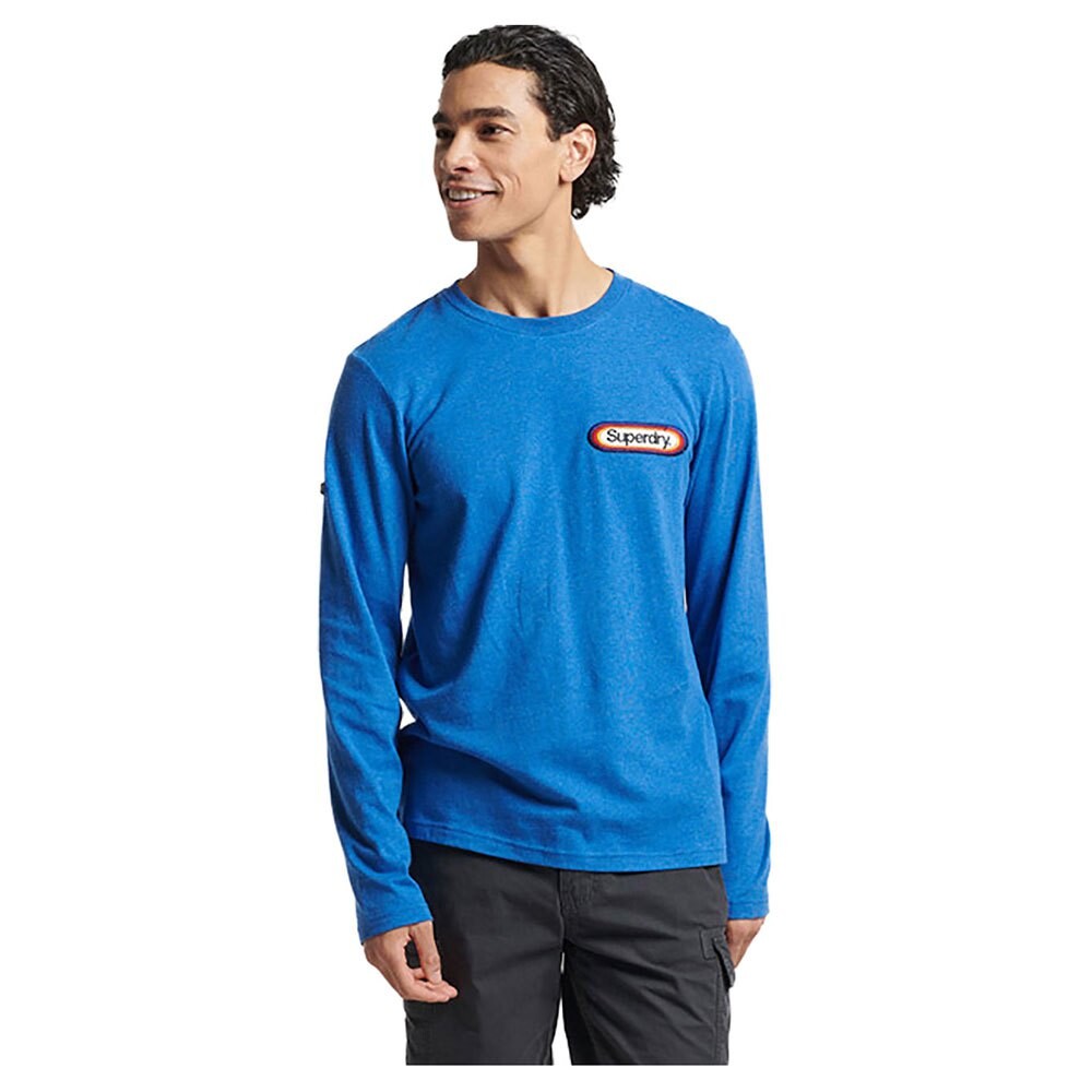 

Футболка с длинным рукавом Superdry Vintage Cl Seasonal, синий