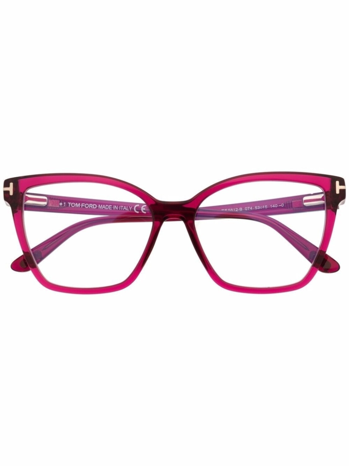 

TOM FORD Eyewear очки FT5812 в квадратной оправе, розовый